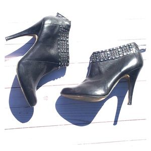 Ted Baker Studded Booties with back zipper sz UK7